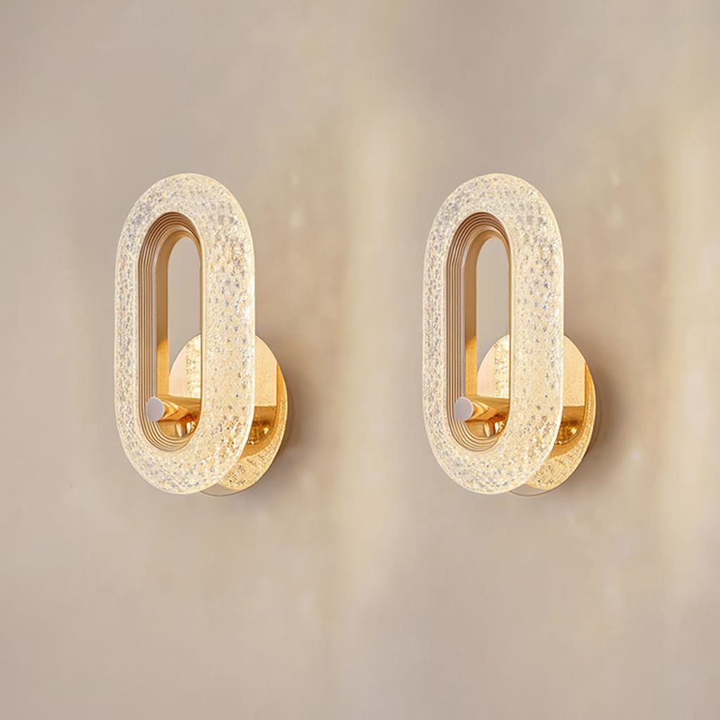 Crystal Wall Sconce Lighting - Elegant LED Design for Cozy Ambiance 6