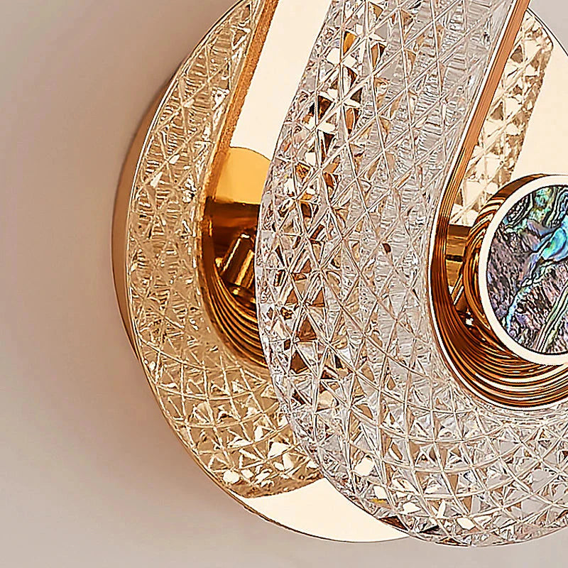 Crystal Wall Sconce Lighting - Elegant LED Design for Cozy Ambiance 7