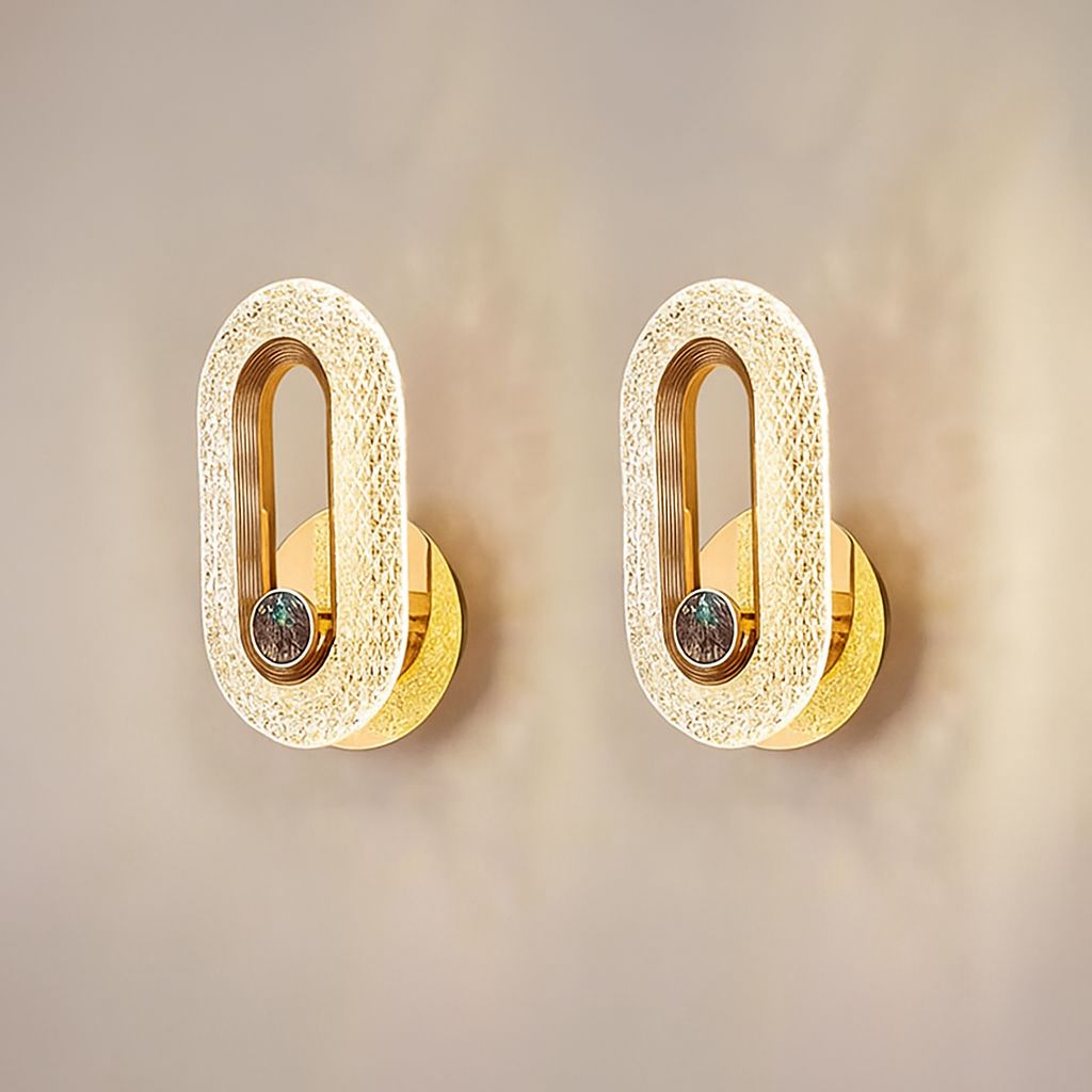 Crystal Wall Sconce Lighting - Elegant LED Design for Cozy Ambiance 8