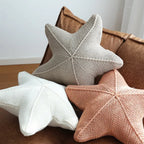 Cushion - Hand-Knitted Starfish Design for Cozy Home Decor 1