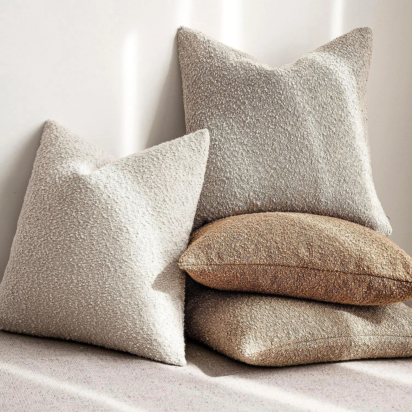 Cushion Cover - Textured 45x45cm Decorative Pillow Cover 1
