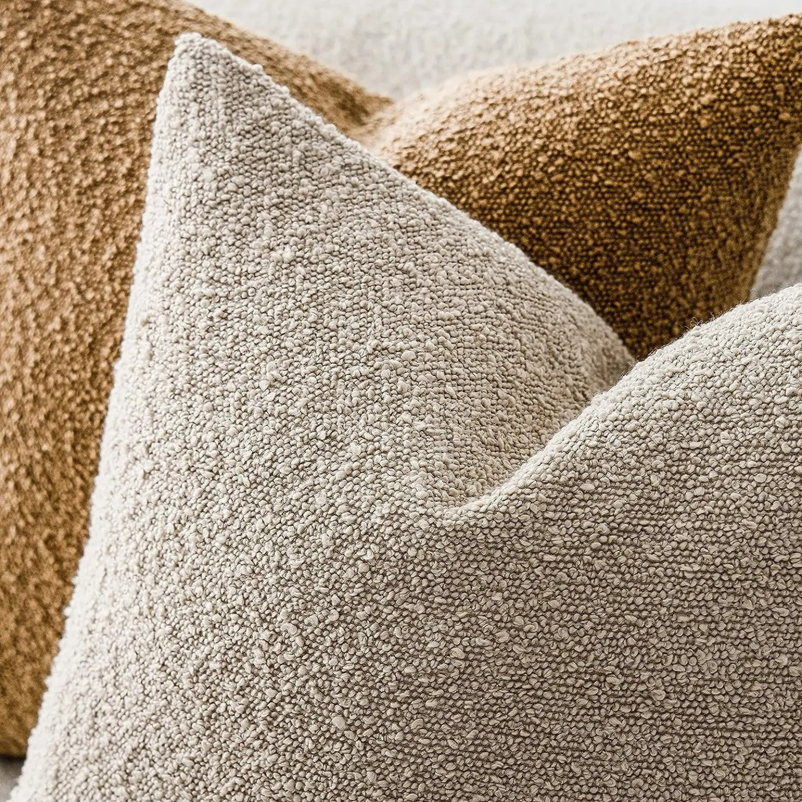 Cushion Cover - Textured 45x45cm Decorative Pillow Cover 4