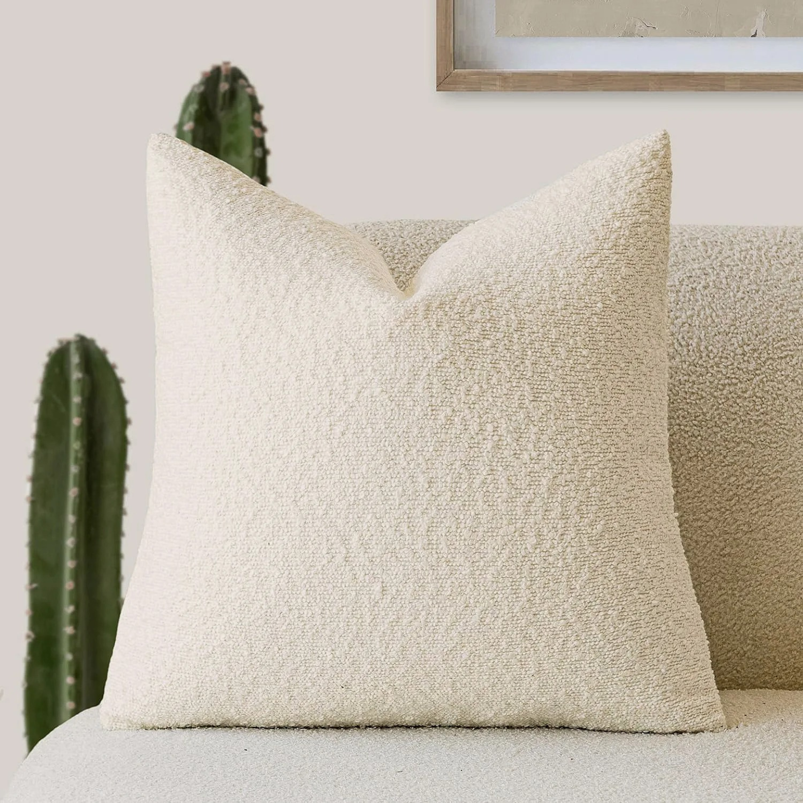 Cushion Cover - Textured 45x45cm Decorative Pillow Cover 6