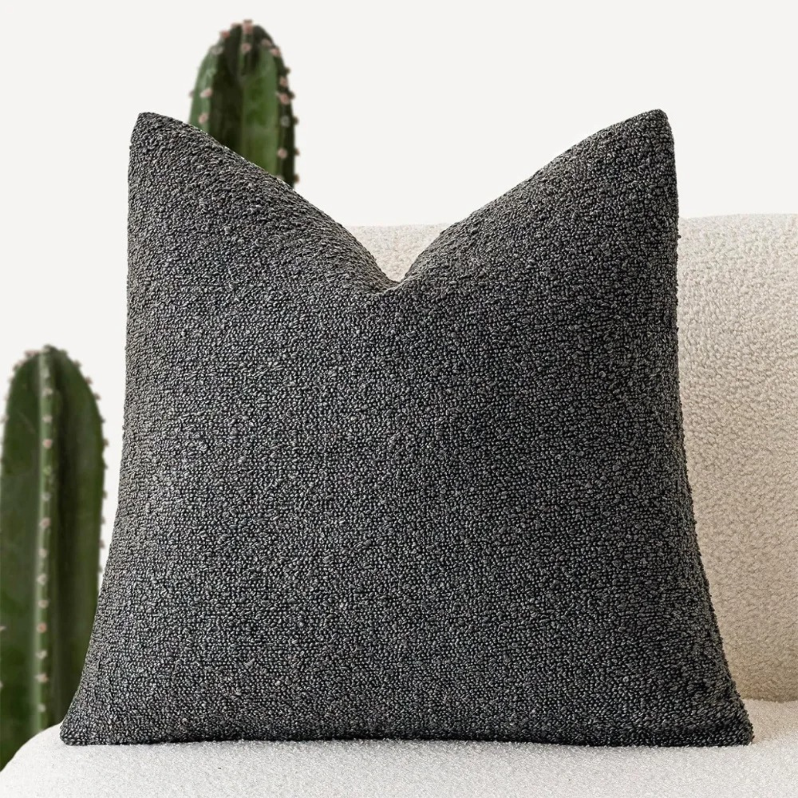  Cushion Cover - Textured 45x45cm Decorative Pillow Cover 9