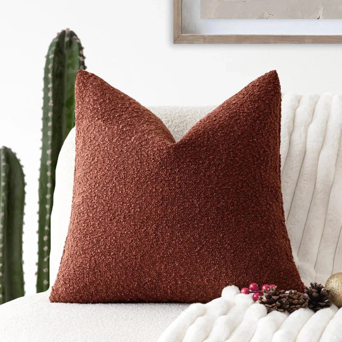 Cushion Cover Sem - Elegant Sofa Cushion Covers for Durable Comfort 9
