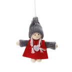 Decorative Angel Ornament for Christmas Tree with Plush Body and Sparkling Wings – Festive Holiday Decor 0