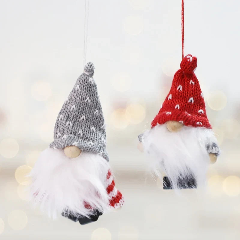 Decorative Angel Ornament for Christmas Tree with Plush Body and Sparkling Wings – Festive Holiday Decor 2