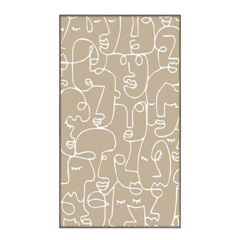Decorative Canvas Mural - Unique Cartoon Style for Living Rooms 0