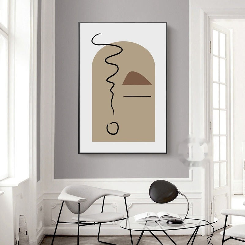 Decorative Canvas Mural - Unique Cartoon Style for Living Rooms 2