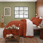 Deluxe Boho Tufted Comforter - Soft, Cozy King Bedding Set 2