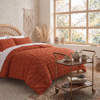 Deluxe Boho Tufted Comforter - Soft, Cozy King Bedding Set 3