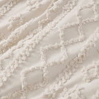 Deluxe Boho Tufted Comforter - Soft, Cozy King Bedding Set 5