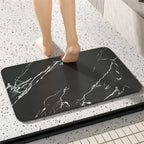 Diatomite Stone Bath Mat - Quick Dry, Non-Slip, Absorbent Bathroom Mat 5