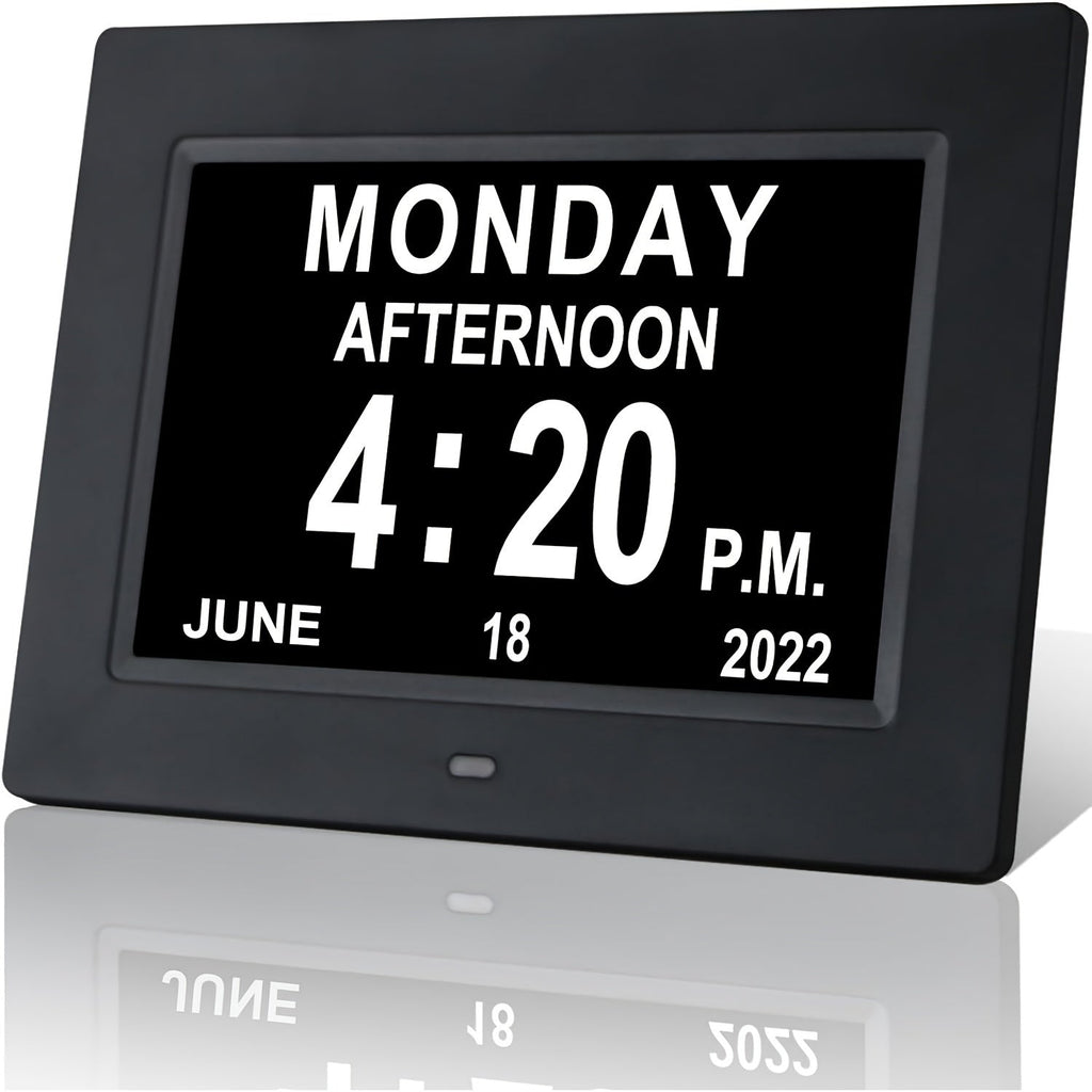 Digital Alarm Clock - Large Display, Calendar, USB Powered 0