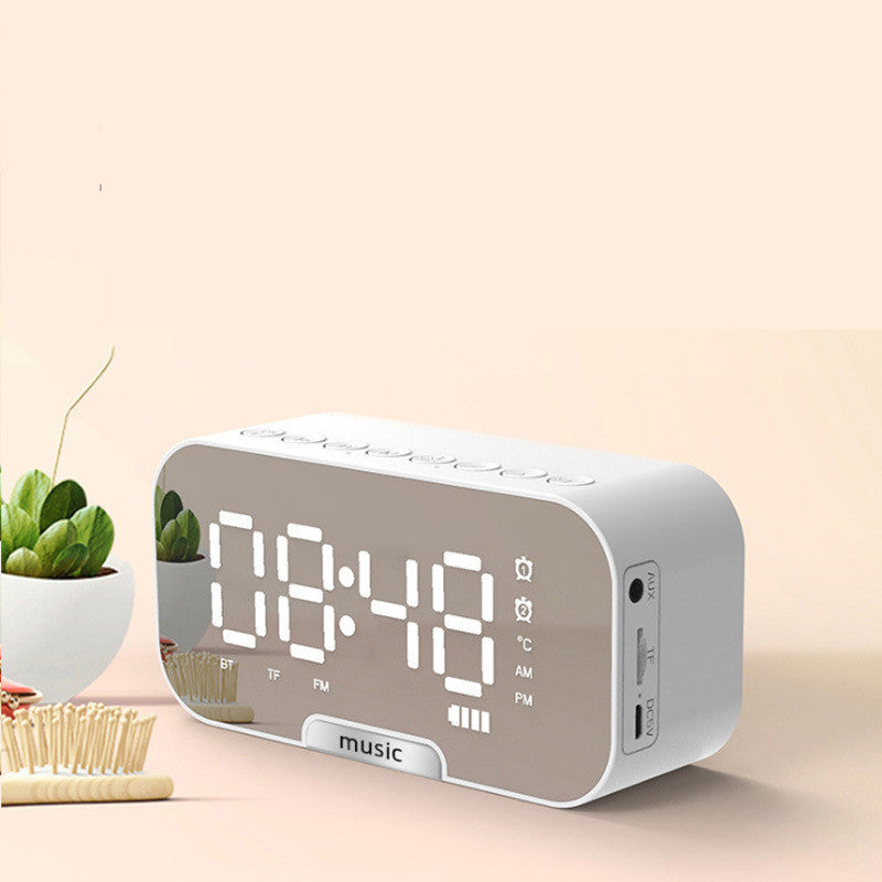 Digital Alarm Clock with Bluetooth Speaker - LED Display & Multi-Function 2