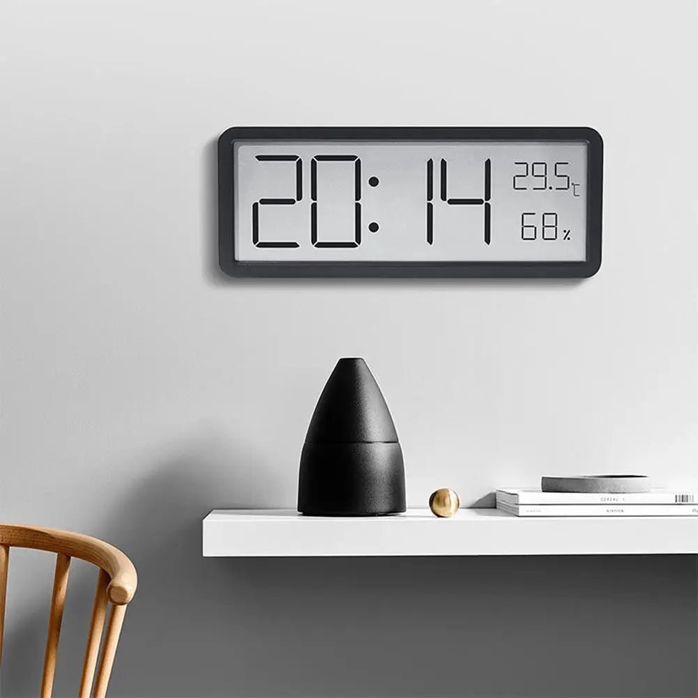 Digital Wall Clock - LED Display with Climate Monitoring Features 2