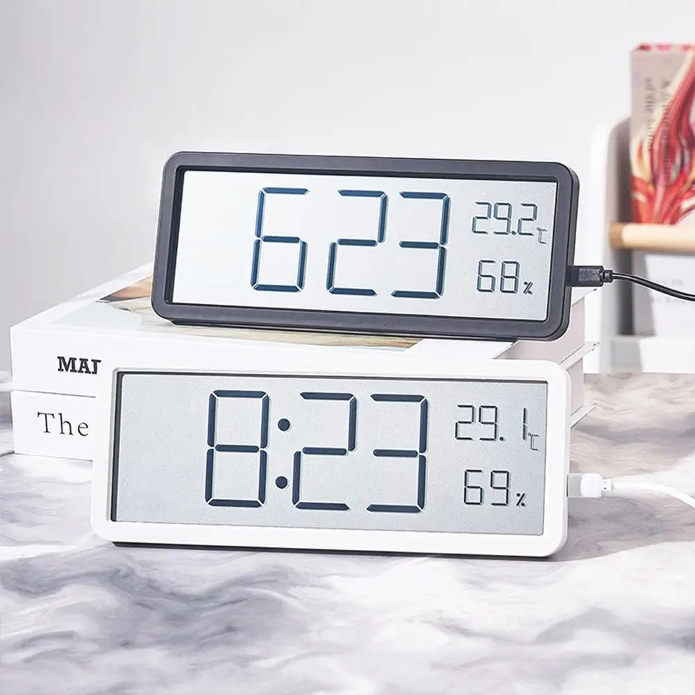 Digital Wall Clock - LED Display with Climate Monitoring Features 3