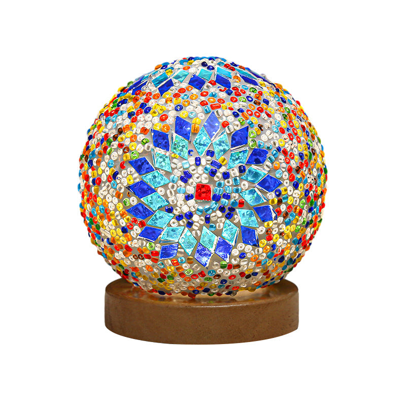 Dimmable Glass Mosaic Table Lamp - Stylish Bedroom & Living Room Lighting 2