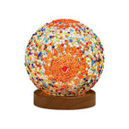 Dimmable Glass Mosaic Table Lamp - Stylish Bedroom & Living Room Lighting 3