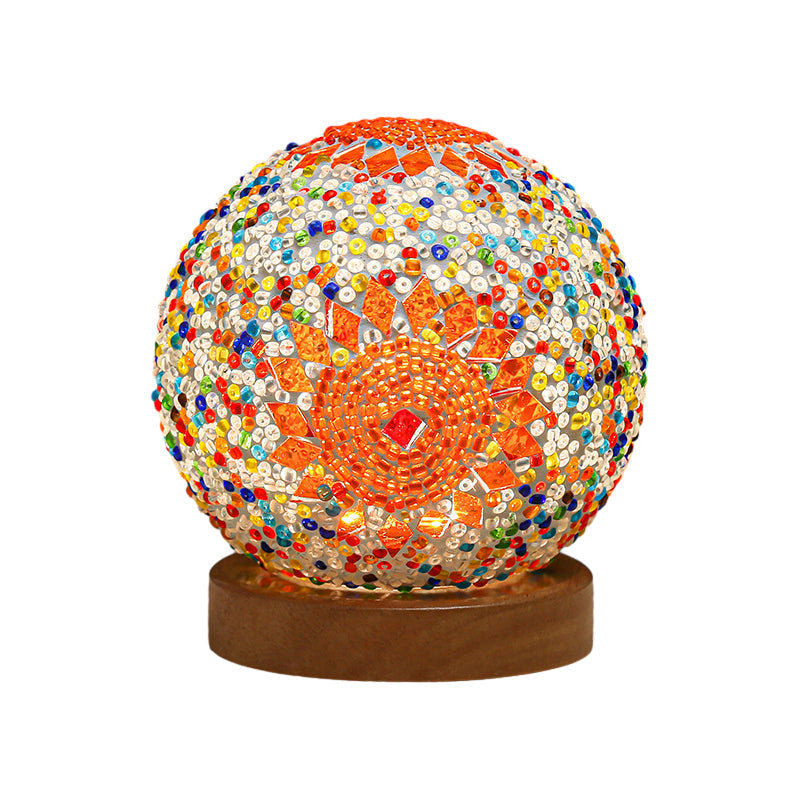 Dimmable Glass Mosaic Table Lamp - Stylish Bedroom & Living Room Lighting 3
