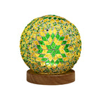 Dimmable Glass Mosaic Table Lamp - Stylish Bedroom & Living Room Lighting 5