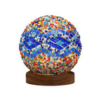 Dimmable Glass Mosaic Table Lamp - Stylish Bedroom & Living Room Lighting 6