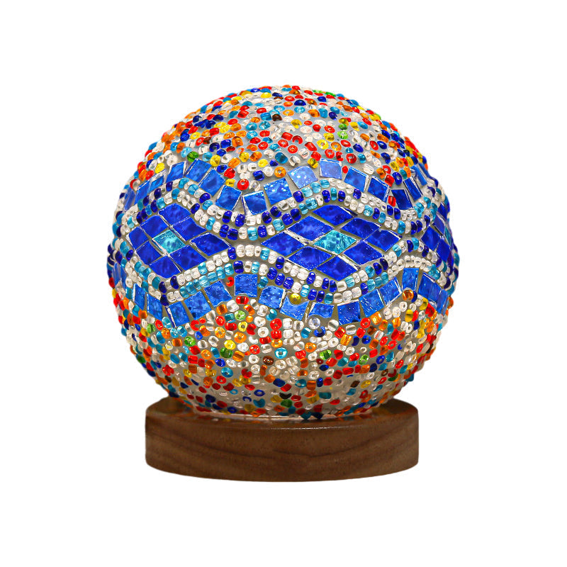 Dimmable Glass Mosaic Table Lamp - Stylish Bedroom & Living Room Lighting 6