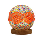 Dimmable Glass Mosaic Table Lamp - Stylish Bedroom & Living Room Lighting 7