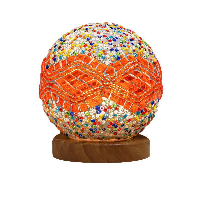Dimmable Glass Mosaic Table Lamp - Stylish Bedroom & Living Room Lighting 7