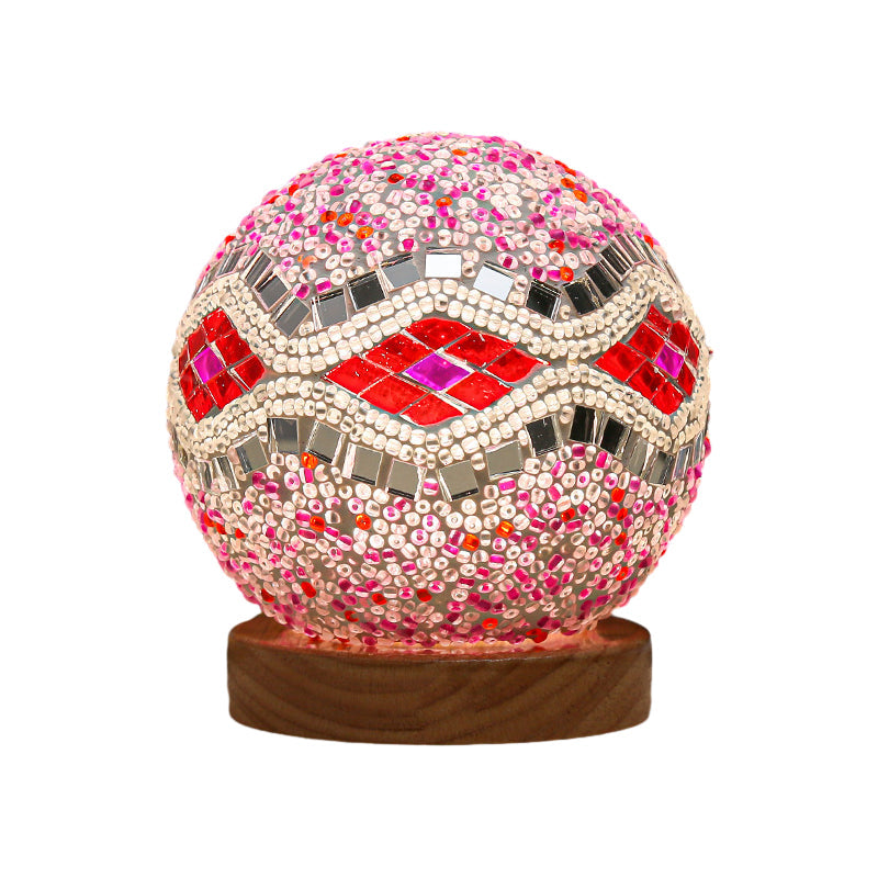 Dimmable Glass Mosaic Table Lamp - Stylish Bedroom & Living Room Lighting 8