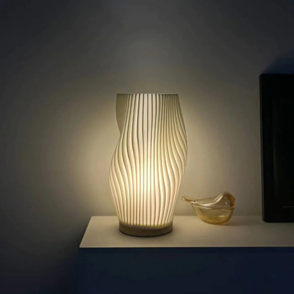 Dimmable Table Lamp - Chic USB-Powered Design for Bedside & Desk 8