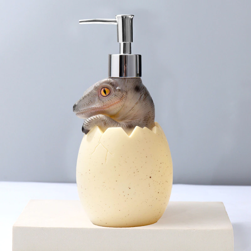 Dinosaur Soap Dispenser - Encourages Handwashing with Fun Design 3
