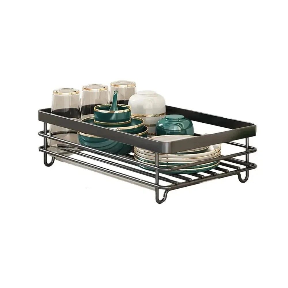 Dish Drying Rack, Countertop, Removable Rack, Kitchen Organizer 5