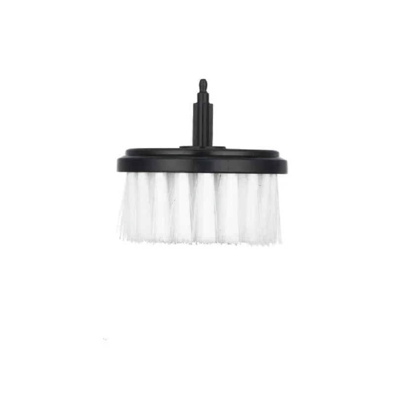 A replacement brush attachment head with a black plastic frame and white bristles, shown against a plain white background.