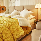 Double-Sided Faux Cashmere-Look Fleece Duvet Cover-Blanket-Homely Dreams-Homely Dreams