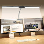 Double Head LED Desk Lamp - 5-Level Dimming & Adjustable Color Temperature 2