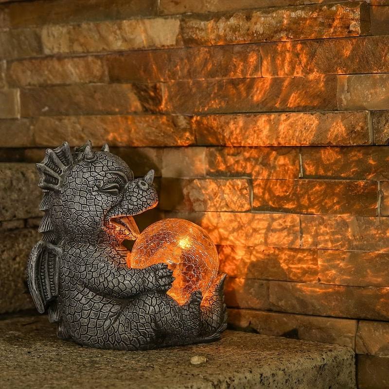 Dragon Guardian LED Table Lamp - Cordless, Dimmable & Unique Design 4