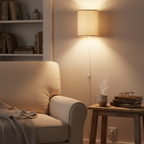 Drum Fabric Wall Sconce - Soft Light & Easy Plug-In Installation 3