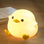 Duck-Shaped LED Night Light - Color Changing & Touch Control 0