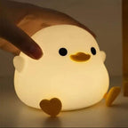 Duck-Shaped LED Night Light - Color Changing & Touch Control 3