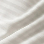 Satin Stripe Duvet with a Soft, Elegant Finish-Duvet cover-Homely Dreams-Red-140x200cm-50x70cm-Homely Dreams