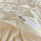Duvet Cover Set - Pinch Pleat Floral Design with Secure Fit & Soft Fabric 4