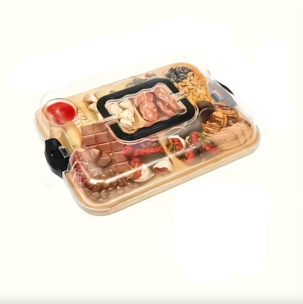 Eco-Friendly Bamboo Charcuterie Board - Perfect Meat and Cheese Platter 5
