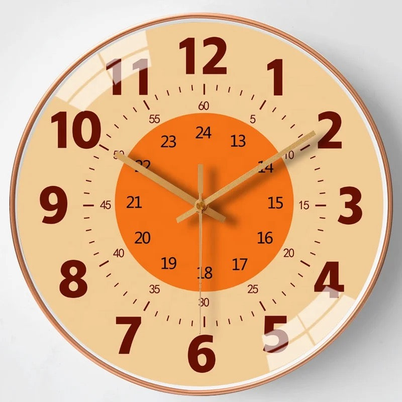 Educational Wall Clock - Colorful Time Learning Tool for Kids 3
