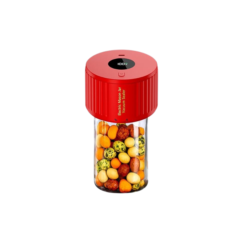 Electric Jar Vacuum Sealer Wide and Regular Mouth Compatible 09