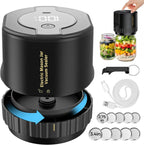 Electric Mason Jar Vacuum Sealer - Quick, Cordless Food Preservation 1