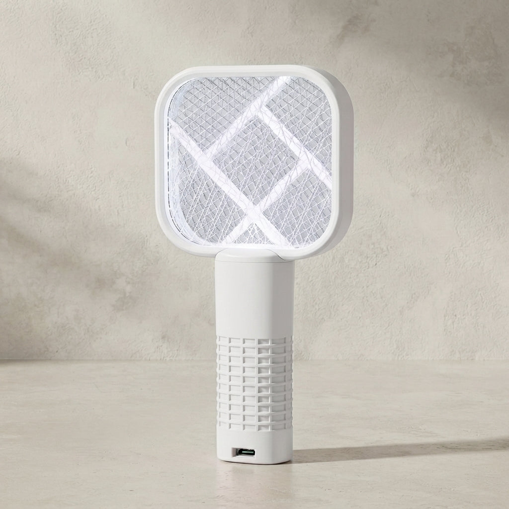 Electric Mosquito Swatter USB Rechargeable with UV Trap Lamp Dual Mode 7