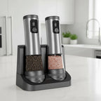 Rechargeable Electric Salt and Pepper Grinder Set with LED 7
