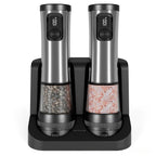 Rechargeable Electric Salt and Pepper Grinder Set with LED 6