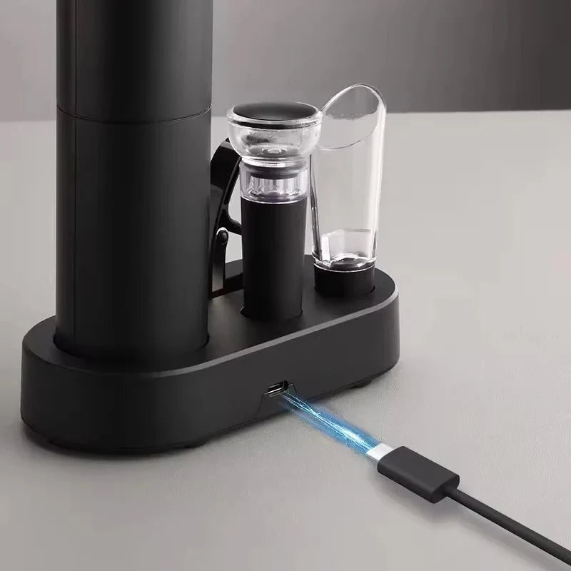 Rechargeable 4 in 1 Electric Wine Opener Set 6